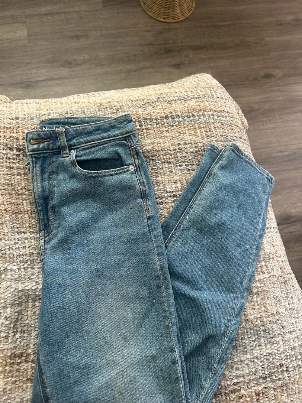 American Eagle Outfitters Light Blue Mom Jeans